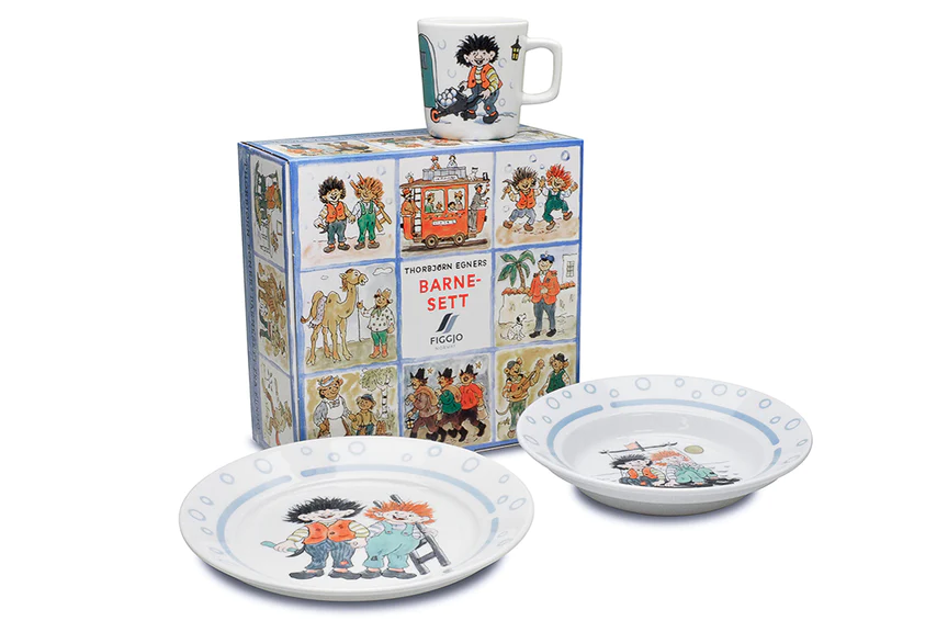 Porselen, Figgjo Karius og Baktus sett.