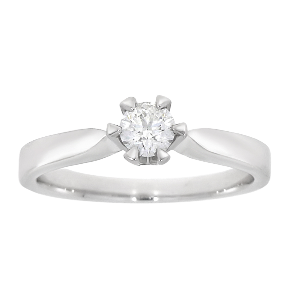 Ring, einsteins diamant 0.30ct