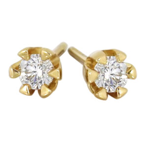 Ørepynt, einsteins diamant 0.30 ct