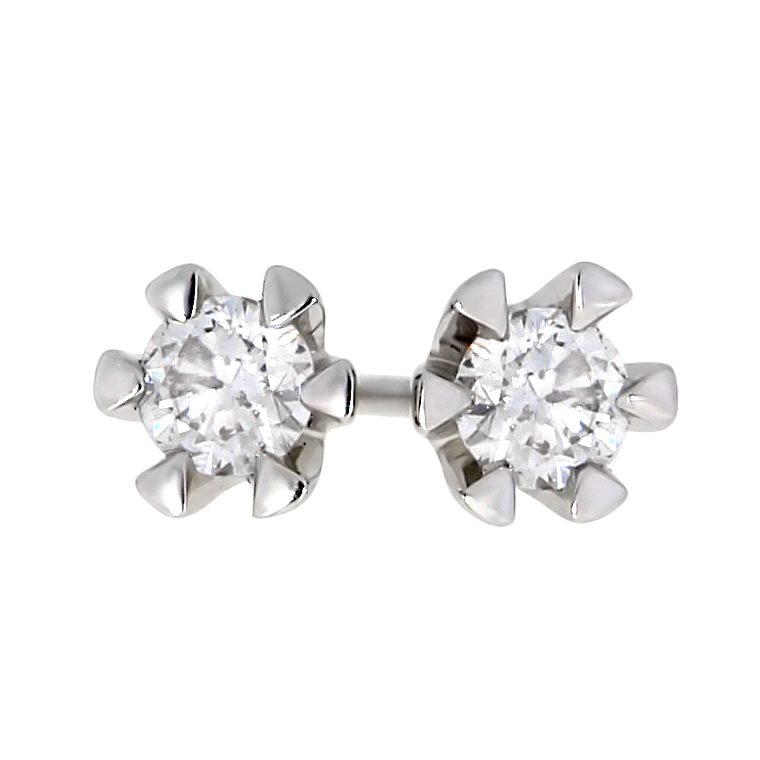 Ørepynt, einsteins diamant 0.40 ct