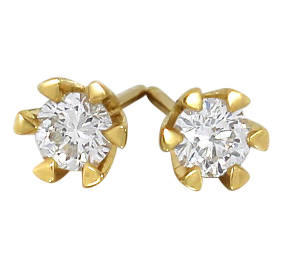 Ørepynt, einsteins diamant 0.50 ct