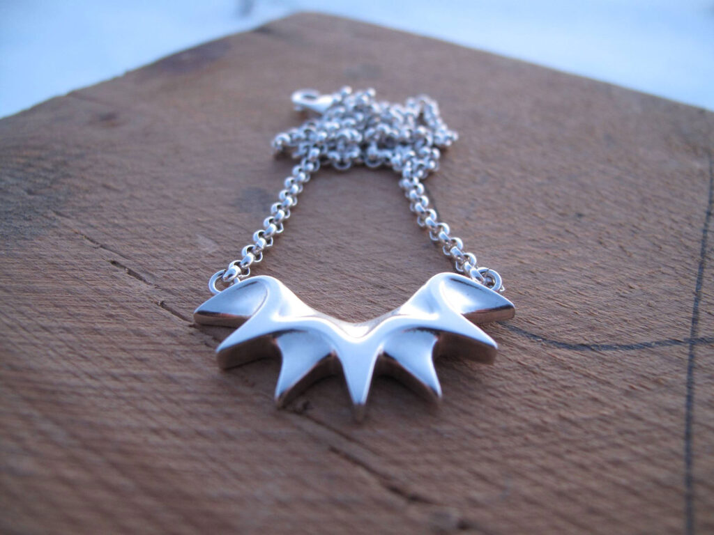Halskjede, NR01.  Zilver Neckless