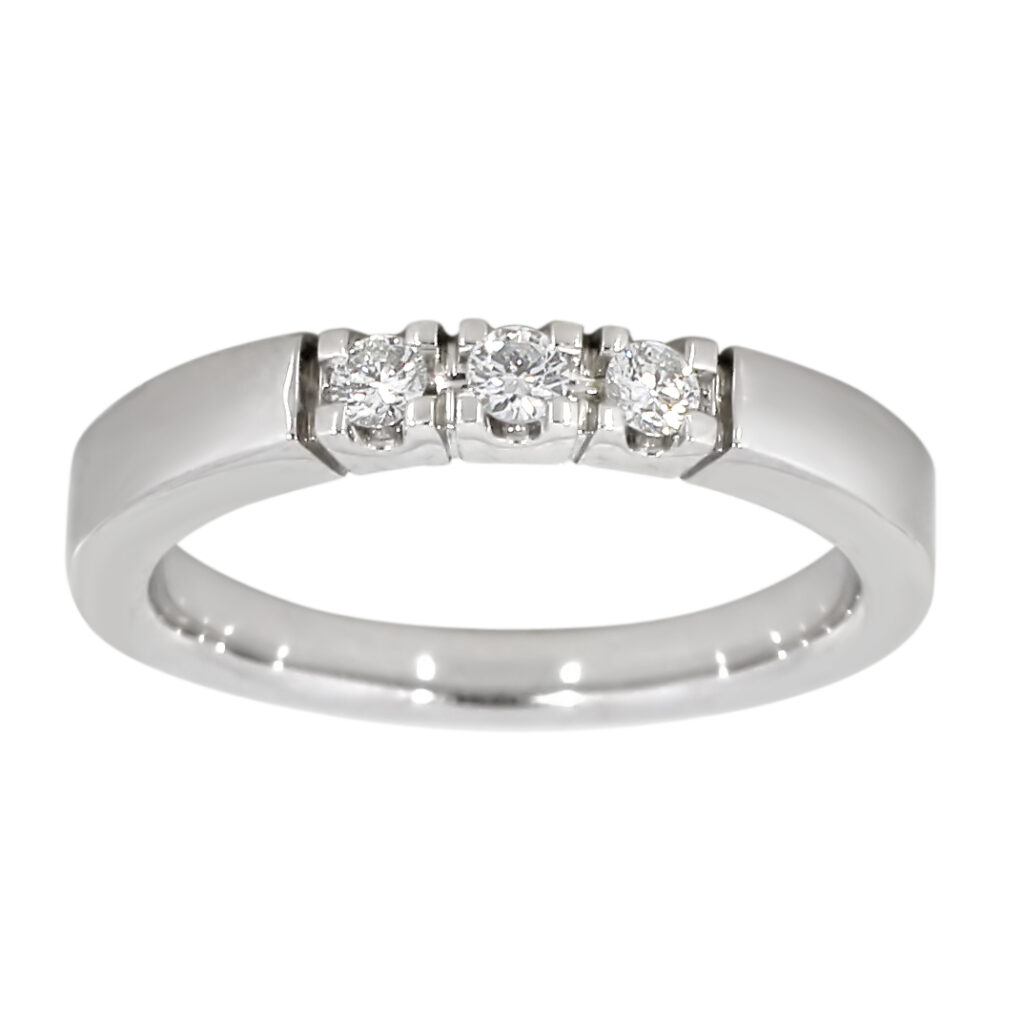 Ring, allianse 0,15 ct