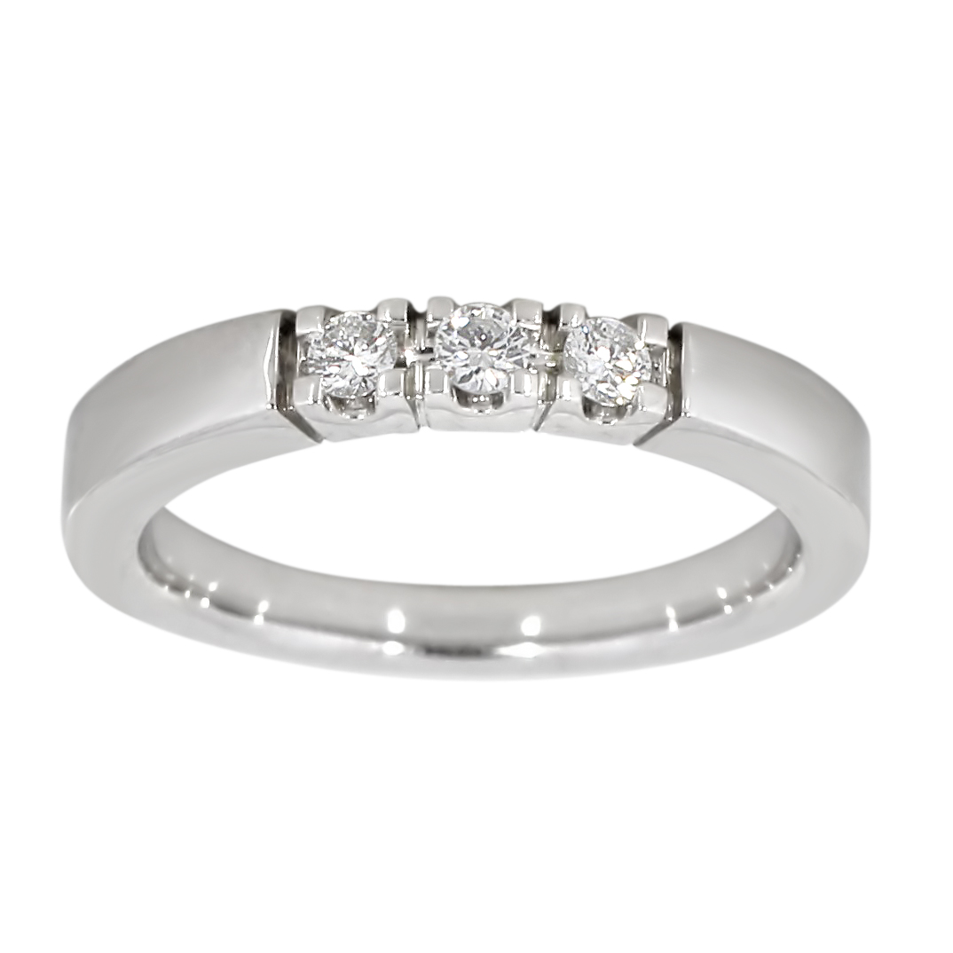 Ring, allianse 0,15 ct
