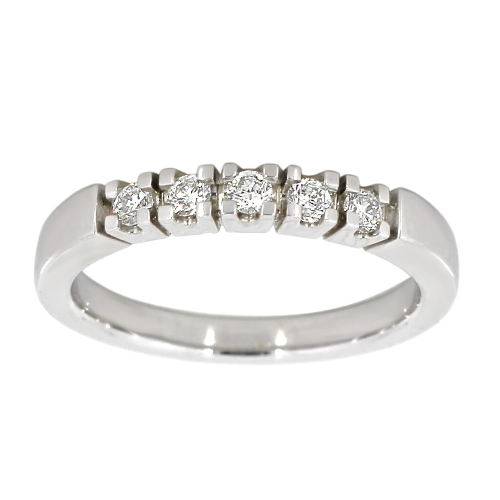 Ring, allianse 0.25 ct
