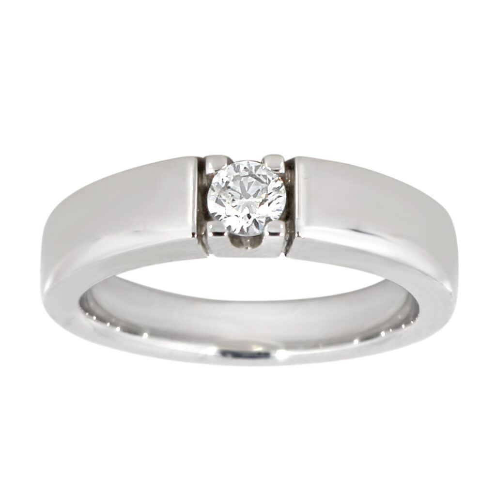Ring, allianse 0,10 ct